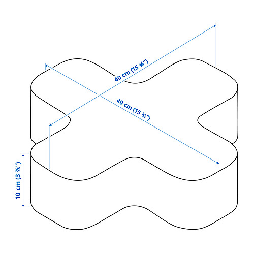 YXSTABY „D-pad“ púði