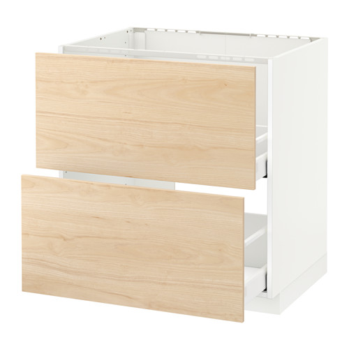 METOD/MAXIMERA base cab f sink+2 fronts/2 drawers