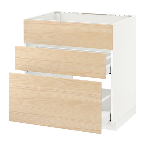 METOD/MAXIMERA base cab f sink+3 fronts/2 drawers