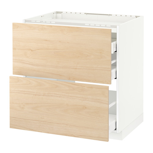 METOD/MAXIMERA base cab f hob/2 fronts/3 drawers