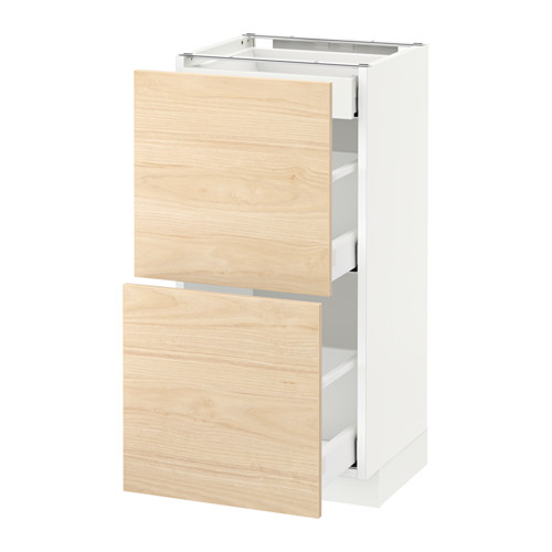 METOD/MAXIMERA base cab with 2 fronts/3 drawers