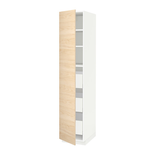 METOD/MAXIMERA high cabinet with drawers