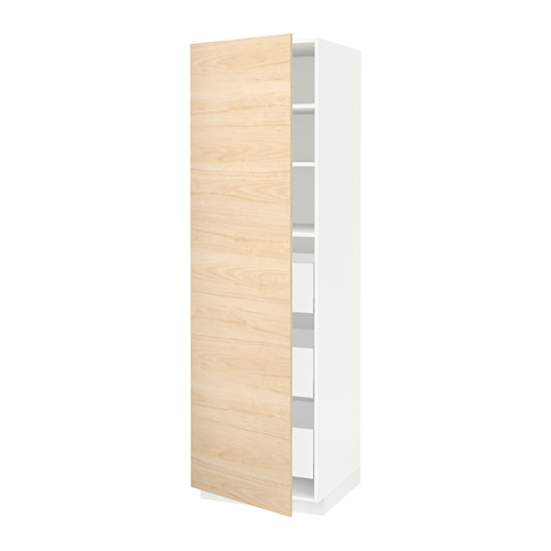 METOD/MAXIMERA high cabinet with drawers