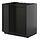 METOD, base cabinet for sink + 2 doors