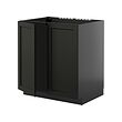 Black-grey-black stained