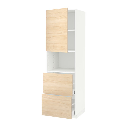 METOD/MAXIMERA hi cab f micro w door/2 drawers