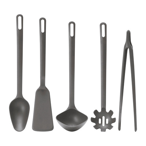 FULLÄNDAD, 5-piece kitchen utensil set