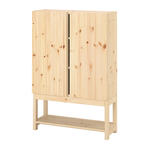 IVAR, shelving unit with cabinet