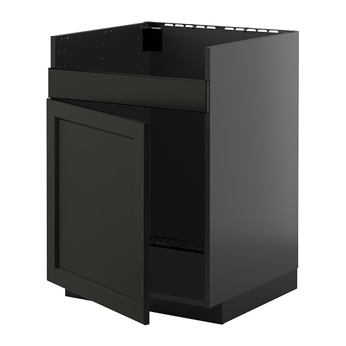 METOD base cab f HAVSEN single bowl sink