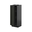 Black-grey-black stained