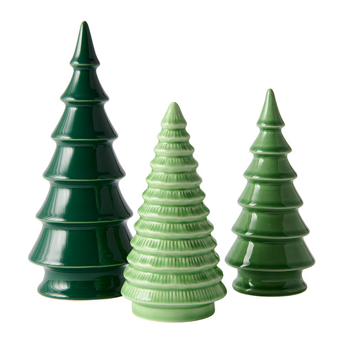 VINTERFINT, decoration set of 3