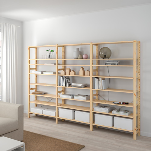 IVAR, 3 sections/shelves