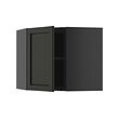 Black-grey-black stained
