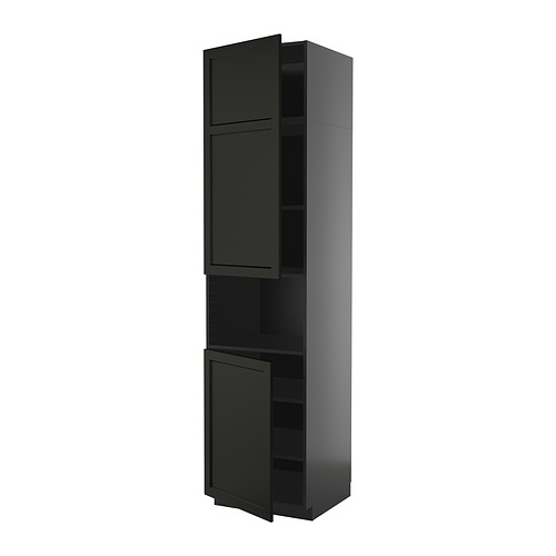 METOD, hár skápur f/örbylgjuofn m/2hu/hi