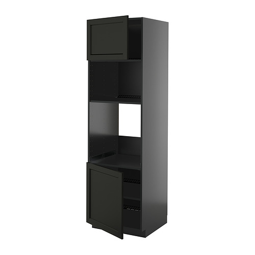 METOD hi cb f oven/micro w 2 drs/shelves