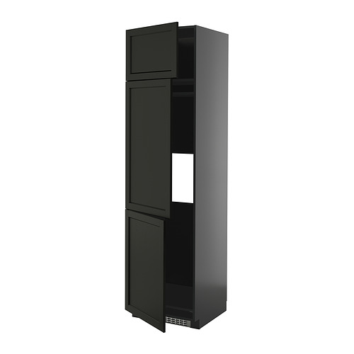 METOD high cab f fridge/freezer w 3 doors