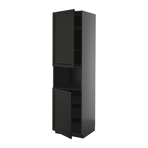 METOD high cab f micro w 2 doors/shelves