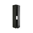 Black-grey-black stained