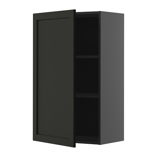 METOD wall cabinet with shelves