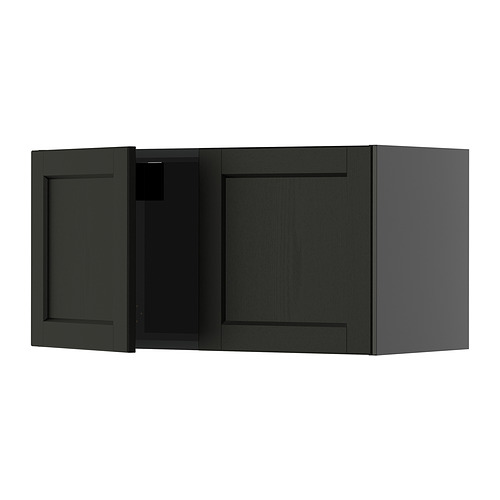 METOD wall cabinet with 2 doors