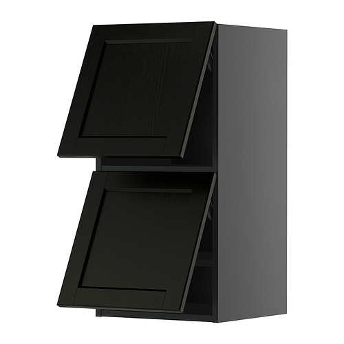 METOD wall cabinet horizontal w 2 doors