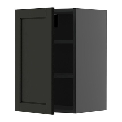 METOD wall cabinet with shelves