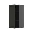 Black-grey-black stained