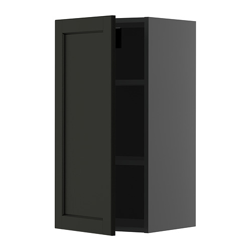 METOD wall cabinet with shelves