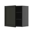 Black-grey-black stained