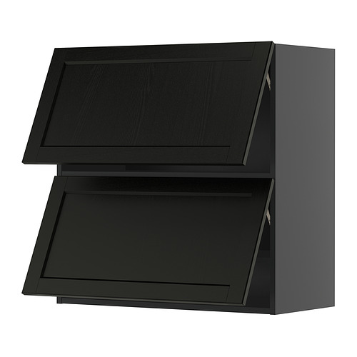 METOD wall cabinet horizontal w 2 doors