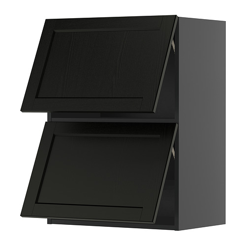 METOD wall cabinet horizontal w 2 doors
