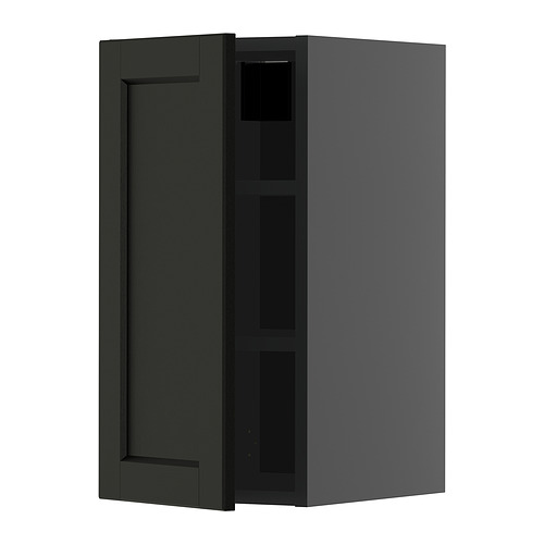 METOD wall cabinet with shelves