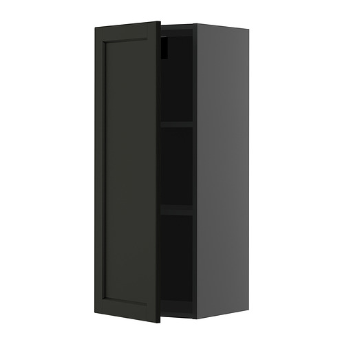 METOD wall cabinet with shelves