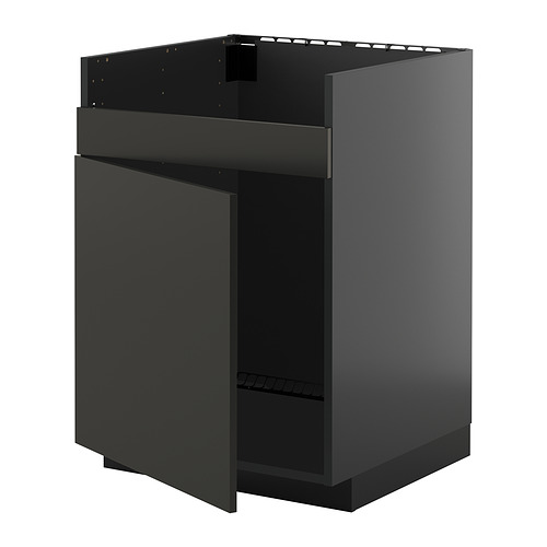 METOD base cab f HAVSEN single bowl sink