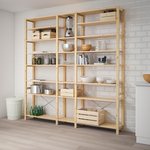 IVAR, 3 sections/shelves