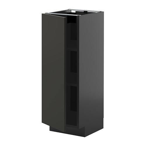 METOD base cabinet with shelves