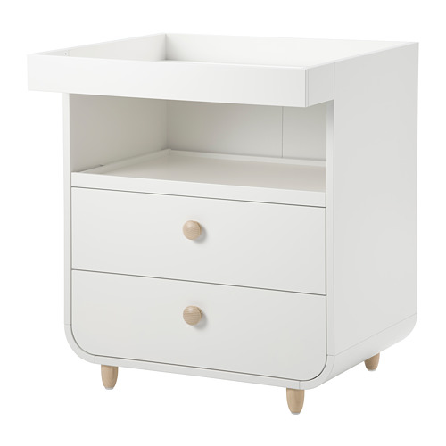 MYLLRA, changing table with drawers