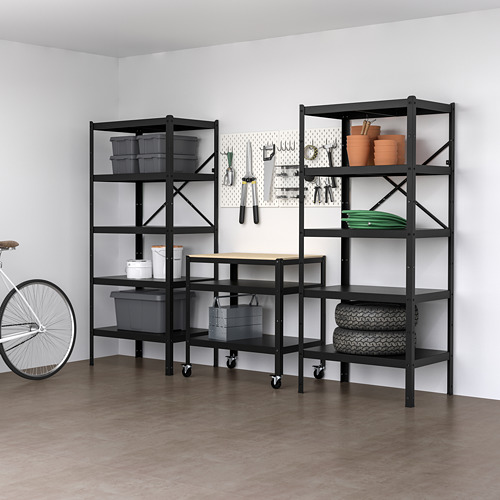 BROR, storage with shelves/trolley