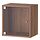 EKET, wall cabinet with glass door
