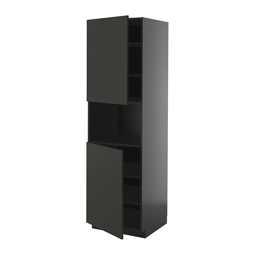 METOD high cab f micro w 2 doors/shelves
