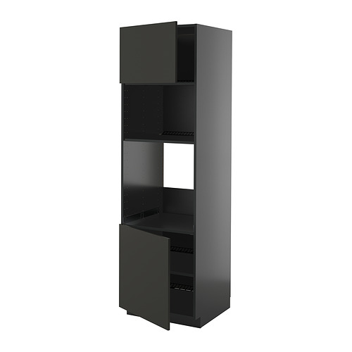 METOD hi cb f oven/micro w 2 drs/shelves