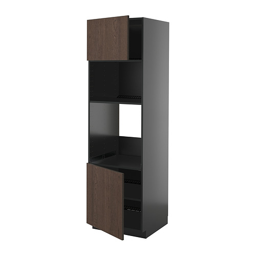 METOD hi cb f oven/micro w 2 drs/shelves