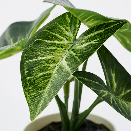FEJKA, artificial potted plant, set of 3