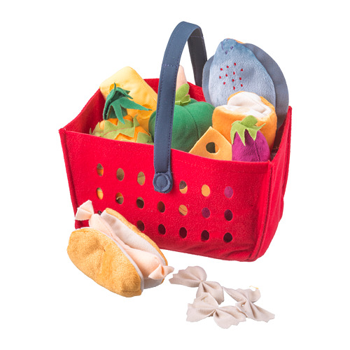 LÅTSAS, 12-piece shopping basket set