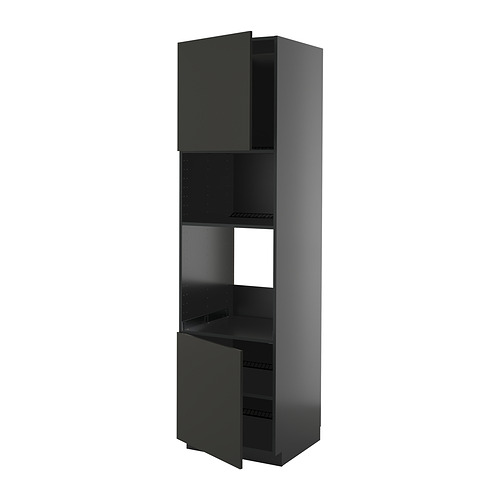 METOD hi cb f oven/micro w 2 drs/shelves