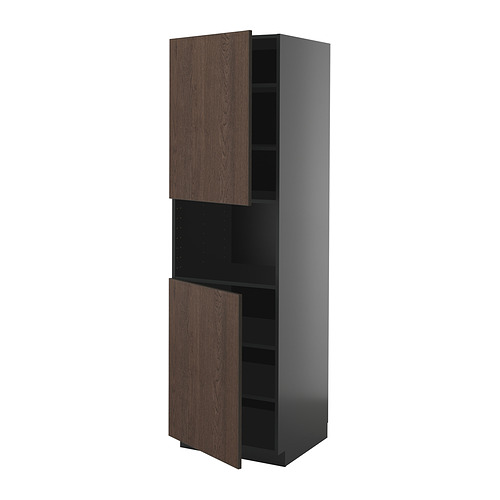 METOD high cab f micro w 2 doors/shelves