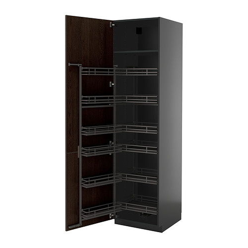 METOD high cabinet with pull-out larder