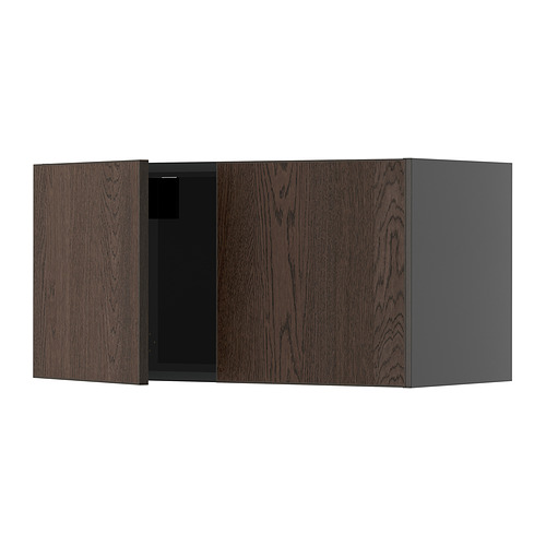 METOD wall cabinet with 2 doors