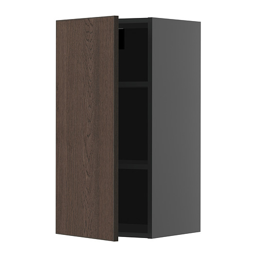 METOD wall cabinet with shelves
