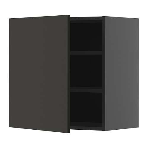 METOD wall cabinet with shelves